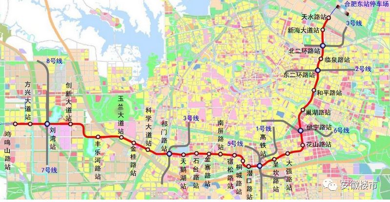 合肥地铁6号线最新站点详解，全面解析合肥地铁6号线站点布局